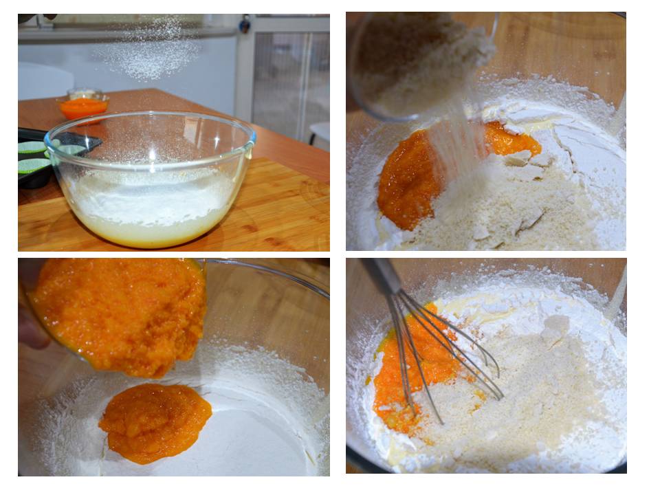 Muffin carote, mandorle e arancie 3
