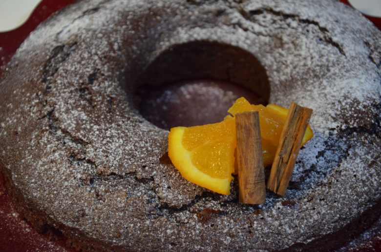 Torta Cioccolato Arance e Cannella