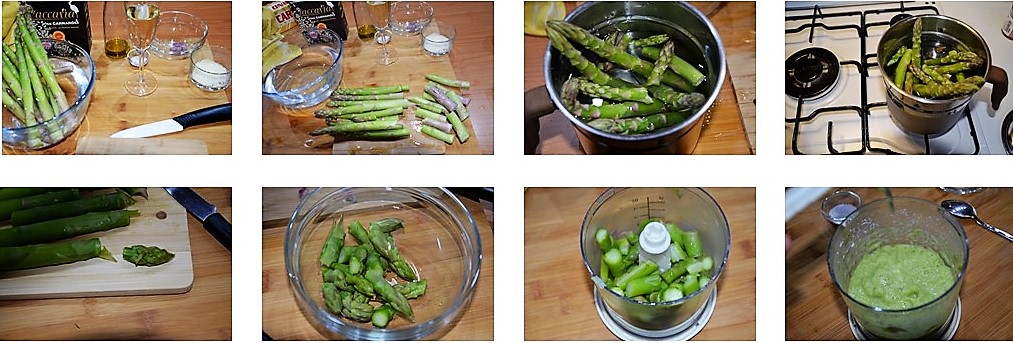 preparazione risotto asparagi