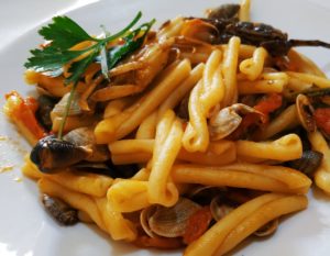 Pasta al pescato per gioco