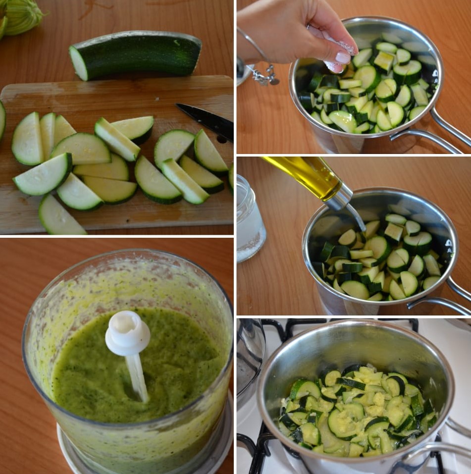 Risotto zucchine e salsiccia